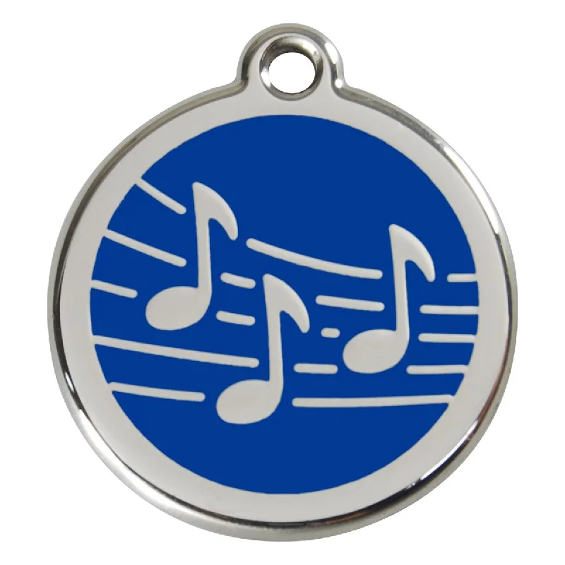 - Natural latex pet mattressStainless Steel And Enamel Music Dark Blue Dog ID Tag