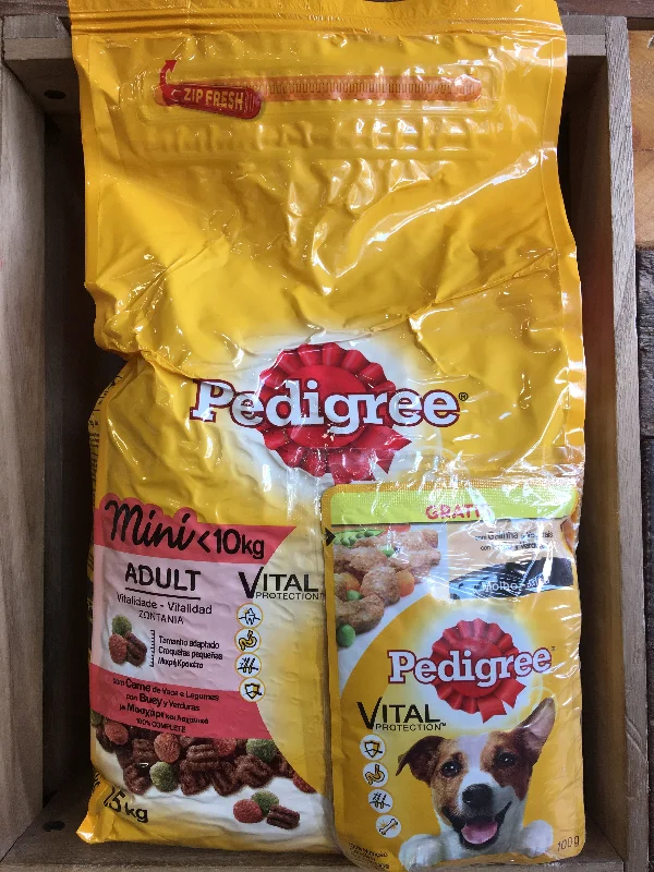 - Postoperative pet anti-licking Elizabethan collarPedigree Vital Protection Adult Mini With Beef and Vegetables 1.5KG - Postoperative pet anti-licking Elizabethan collarPedigree Vital Protection Adult Mini With Beef and Vegetables 1.5KG