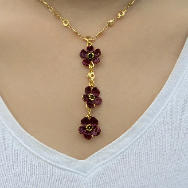 - Deodorizing cat litter tofu litterPurple Three Blossom Choker