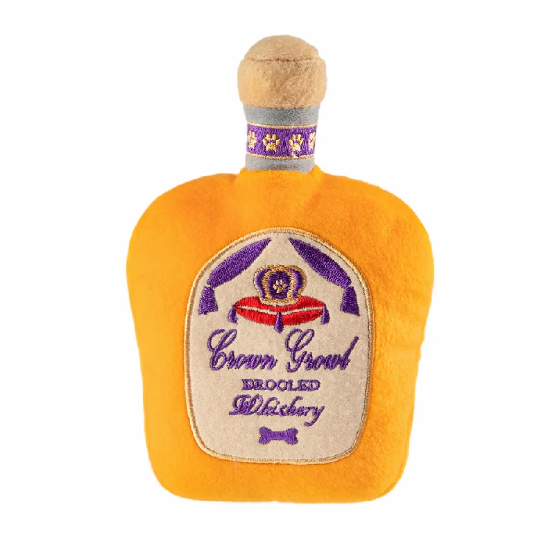 - Dog toy recommendationsCrown Growl Royal Whisky Dog Toy