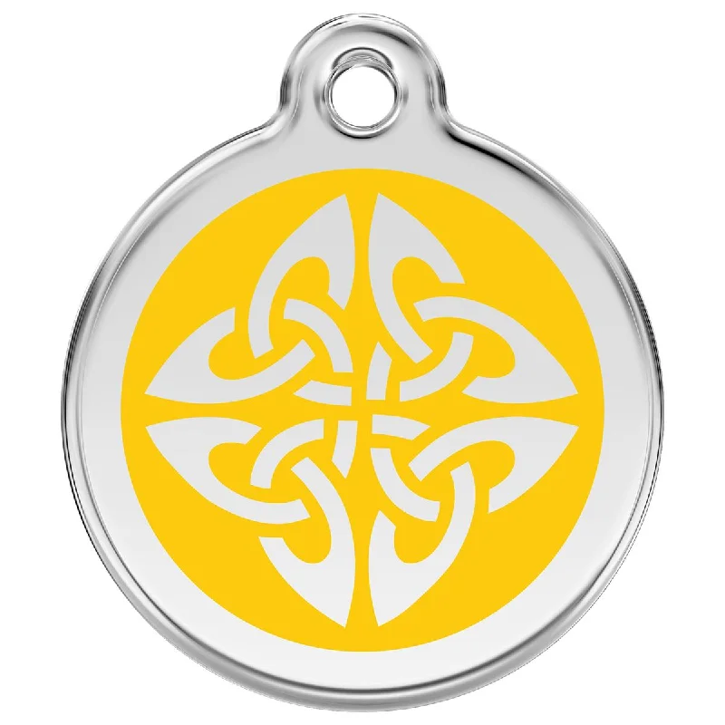 - Foldable and portable cat bagStainless Steel And Enamel Tribal Arrows Yellow Dog ID Tag - Foldable and portable cat bagStainless Steel And Enamel Tribal Arrows Yellow Dog ID Tag