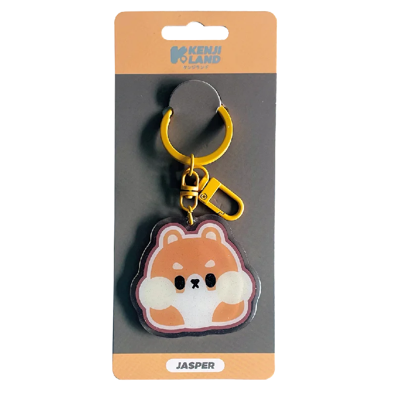  . **Cat comb to remove hair balls**Acrylic Keyring - Tiny-K Jasper