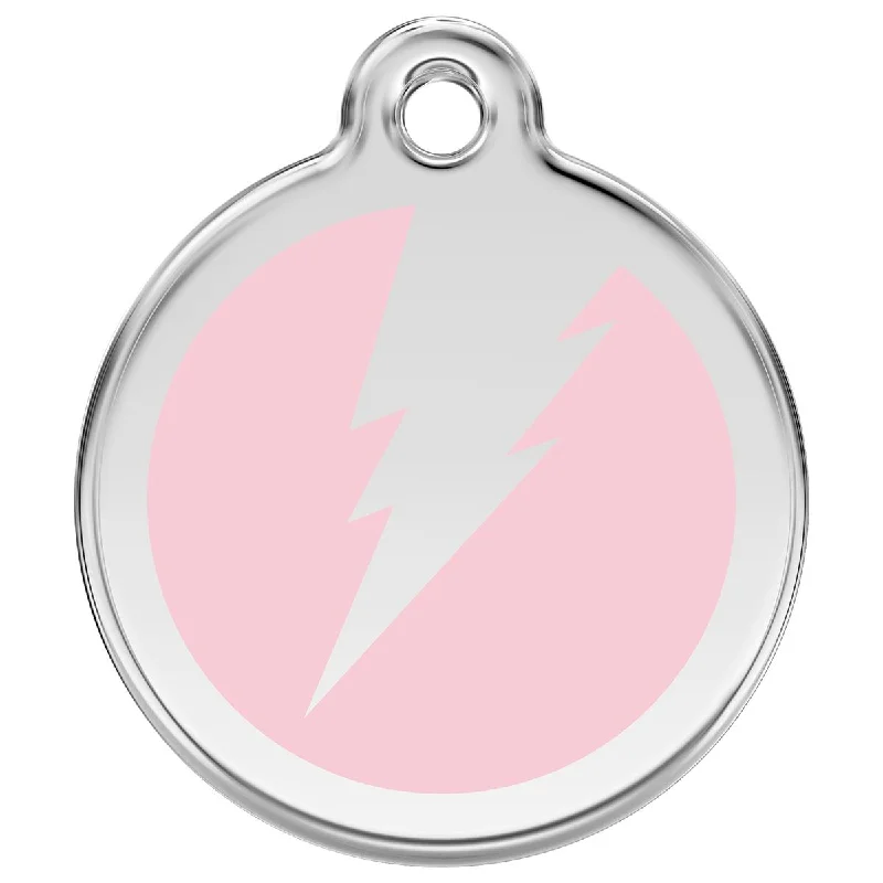 - Winter dog thick down jacketStainless Steel And Enamel Flash Pink Dog ID Tag