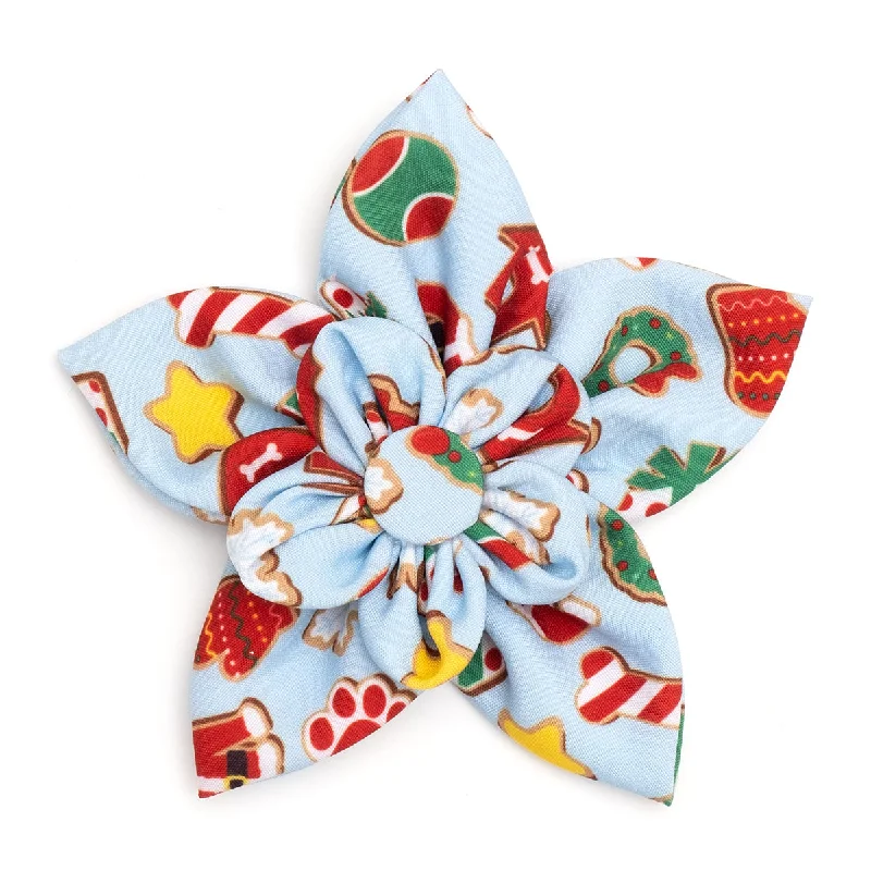 Pet rehabilitation recovery clothes (such as post-operative clothes)Cookies For Santa Paws Dog Collar Flower