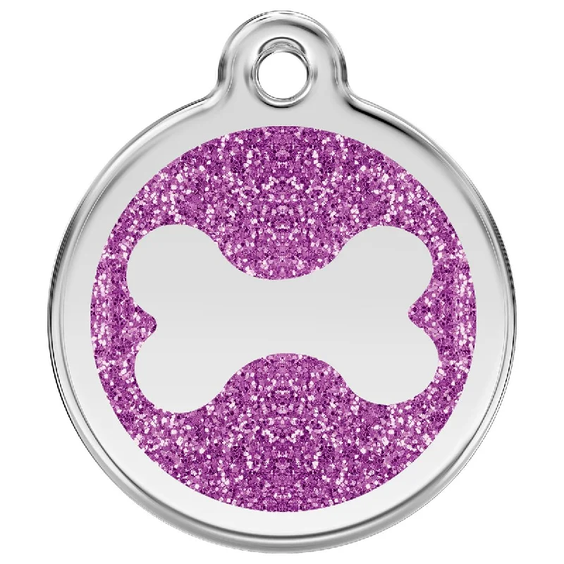 - Pet stroller can be taken on the planeStainless Steel And Glitter Enamel Bone Purple Dog ID Tag - Pet stroller can be taken on the planeStainless Steel And Glitter Enamel Bone Purple Dog ID Tag