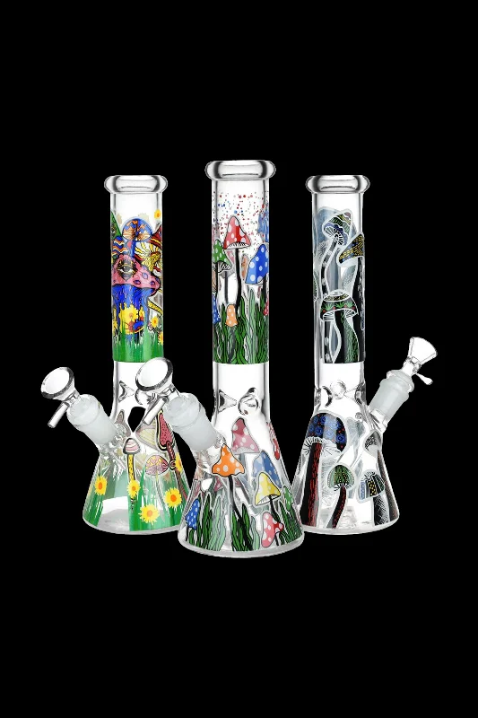  -Splash-proof food bowl AND Anti-choking slow food bowlShrooms Are Watching Glow Beaker Water Pipe