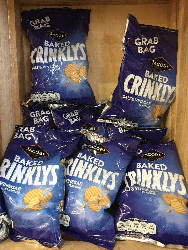  -Anti-scratch sofa protective cover8x Jacobs Crinklys Salt & Vinegar Baked Snack Grab Bag 50g