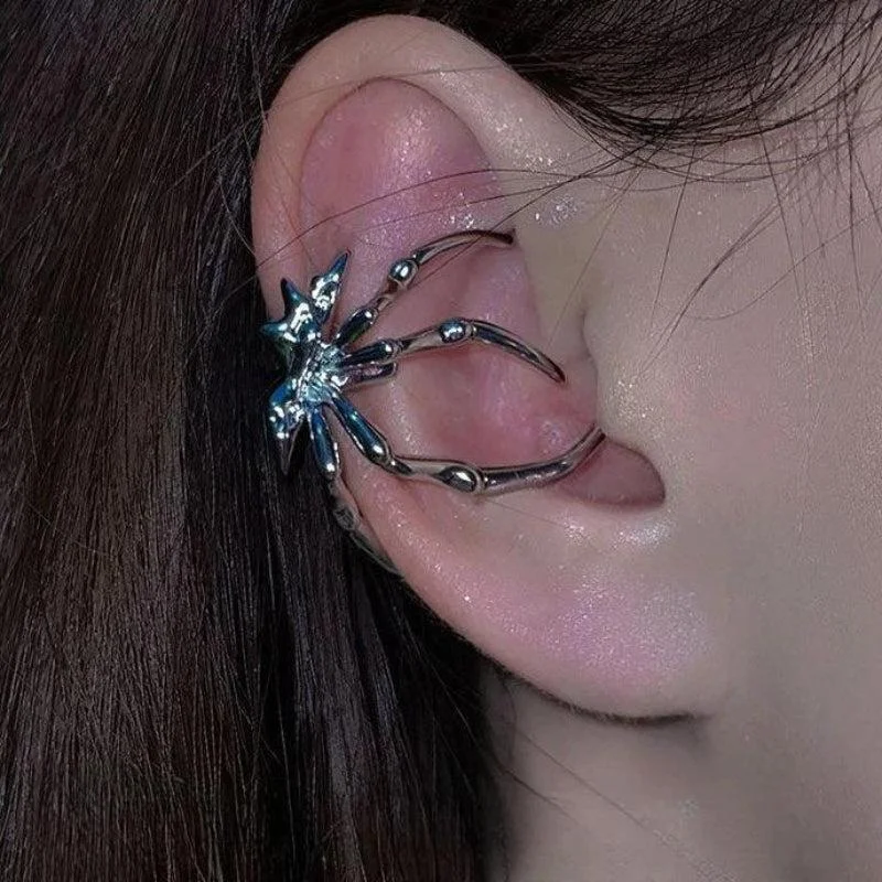 - Foldable and portable cat bagGoth Spider Earcuff