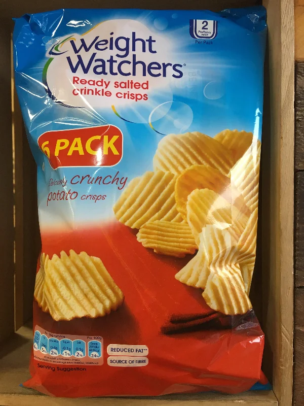 - ​​Christmas pet Christmas clothingWeight Watchers Ready Salted Crinkle Crisps 6x Pack