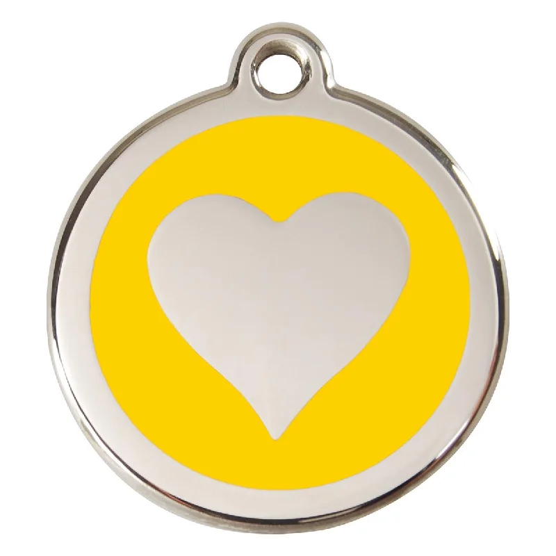 - Cat anti-jump window safety netStainless Steel And Enamel Heart Yellow Dog ID Tag