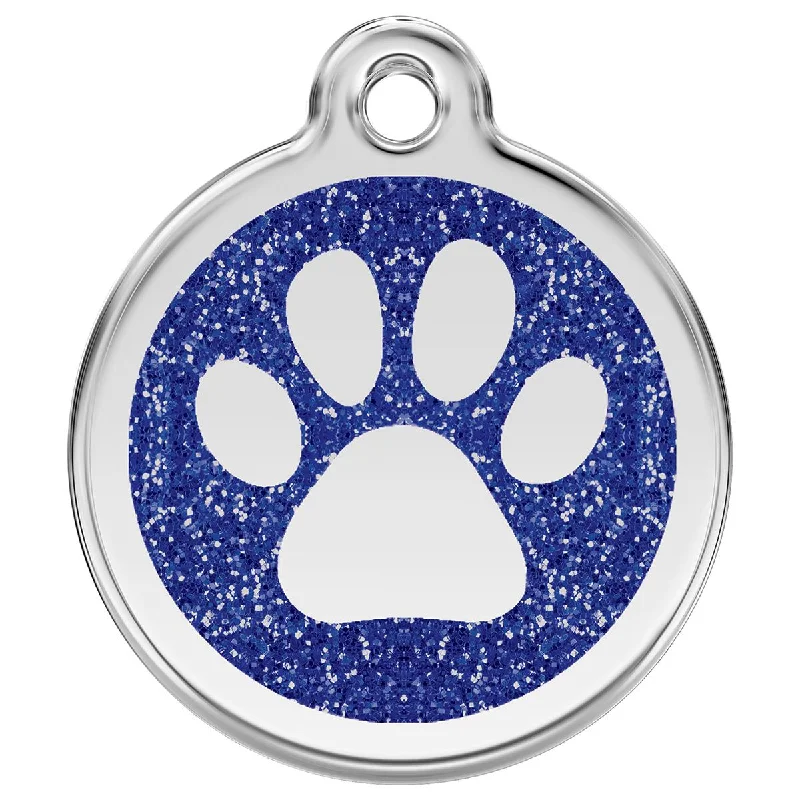 - Hamster silent running wheel to prevent chewingStainless Steel And Glitter Enamel Paw Print Dark Blue Dog ID Tag - Hamster silent running wheel to prevent chewingStainless Steel And Glitter Enamel Paw Print Dark Blue Dog ID Tag