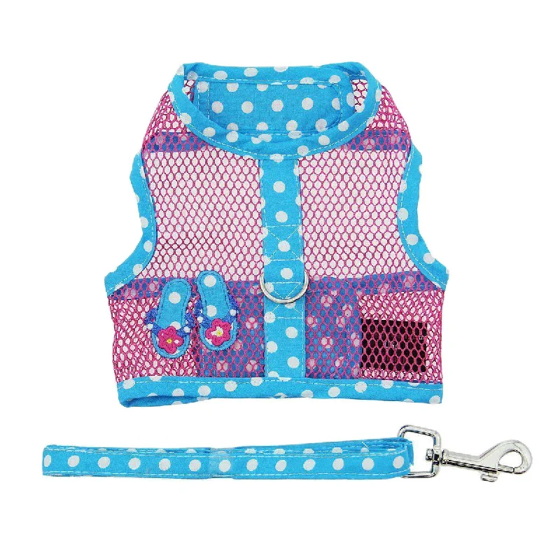 - Natural latex pet mattressCool Mesh Dog Harness And Leash Flip Flop Pink