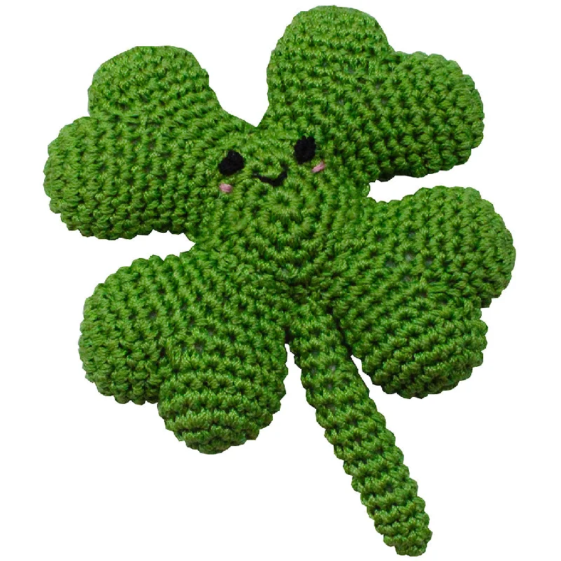 Pet toysLucky The Four Leaf Clover Organic Cotton Dog Toy