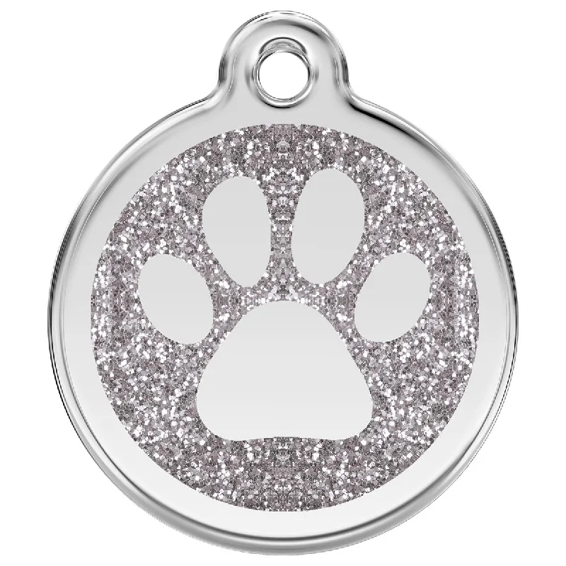 - Chinchilla cooling ice nest ceramic plateStainless Steel And Glitter Enamel Paw Print Silver Dog ID Tag - Chinchilla cooling ice nest ceramic plateStainless Steel And Glitter Enamel Paw Print Silver Dog ID Tag
