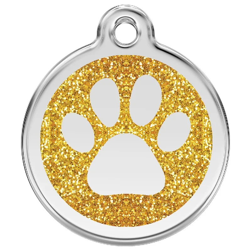 -Anti-scratch scratching board AND cat bed in oneStainless Steel And Glitter Enamel Paw Print Gold Dog ID Tag -Anti-scratch scratching board AND cat bed in oneStainless Steel And Glitter Enamel Paw Print Gold Dog ID Tag