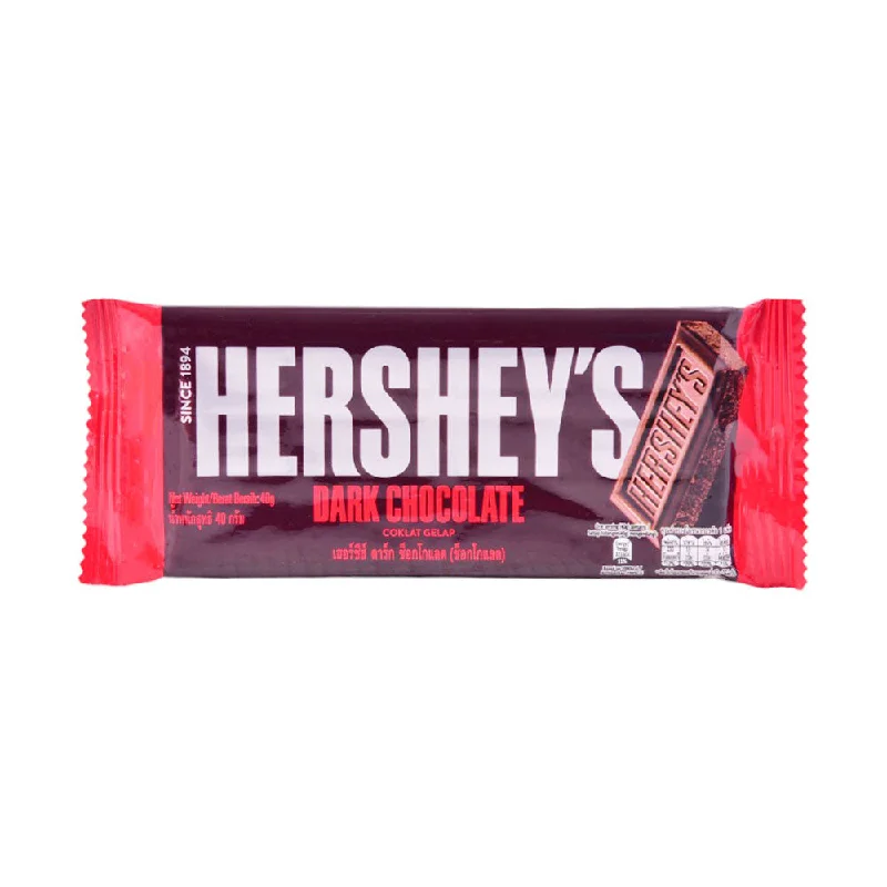 - Foldable and portable cat bagHERSHEYS CHOCOLATE BAR DARK CHOCOLATE 40G