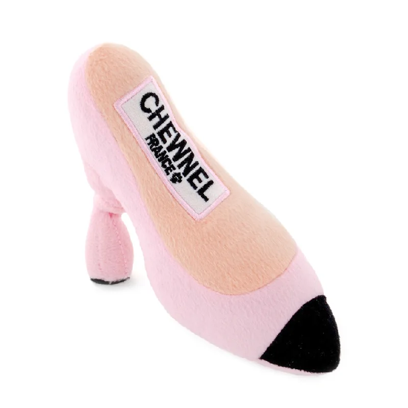 - Natural rubber pet toysChewnel Heel Dog Toy: Pink