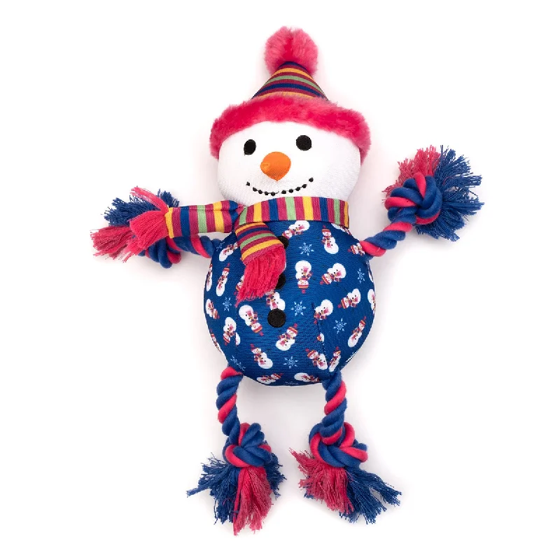  -Cost-effective pet toy recommendationsSnowman Tough Animal Dog Toy