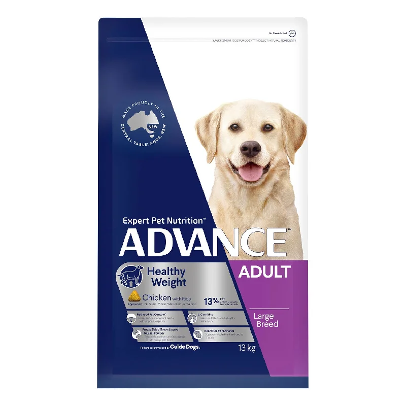  -Chicken-flavored dog foodAdvance Large Breed Healthy Weight Chicken & Rice Adult Dry Dog Food
