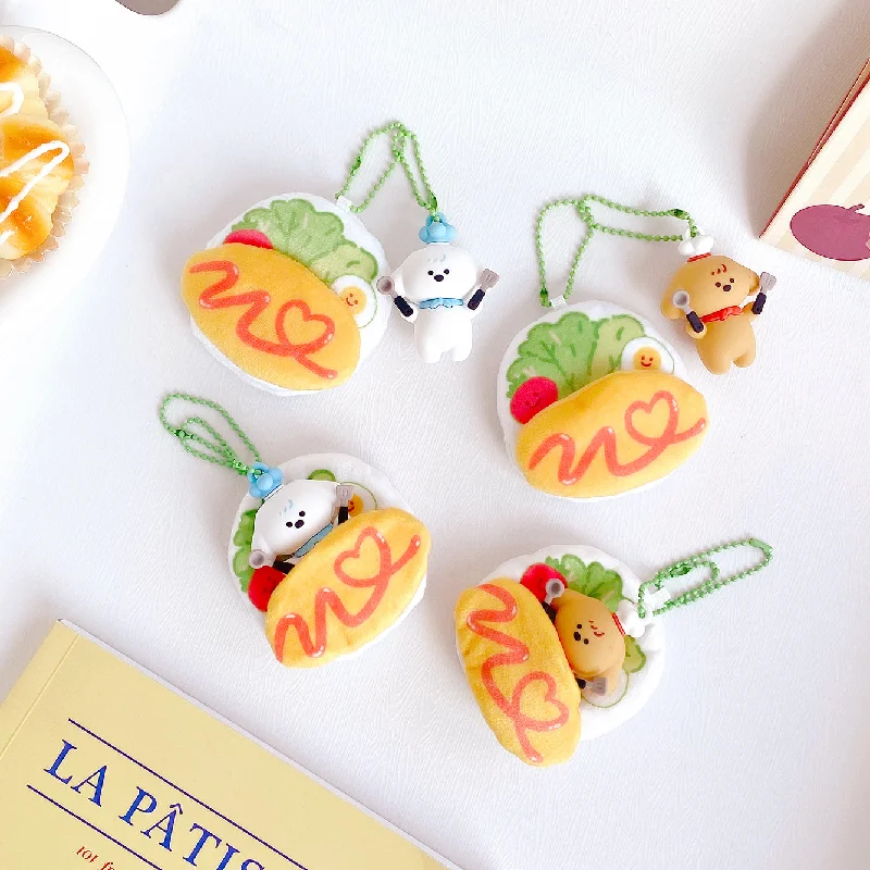  . **Pet mattress is waterproof and washable**Mima Duo Hamburger Nest Keyring
