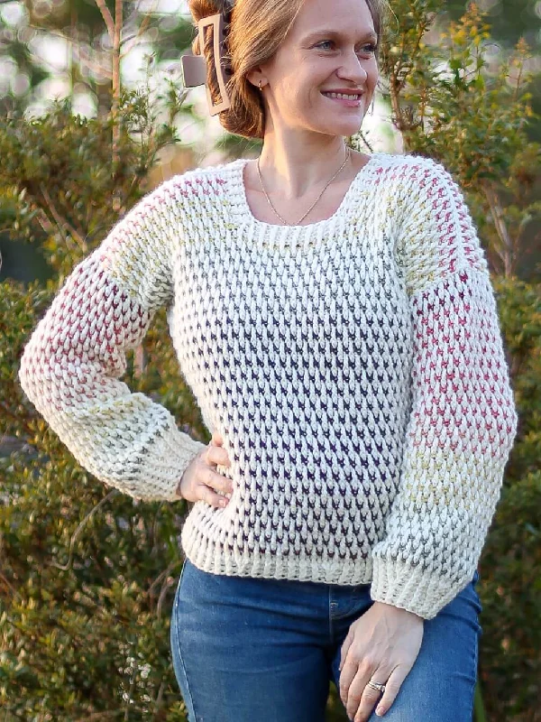 - Foldable and portable cat bagCrochet Kit - Dip Dye Sweater
