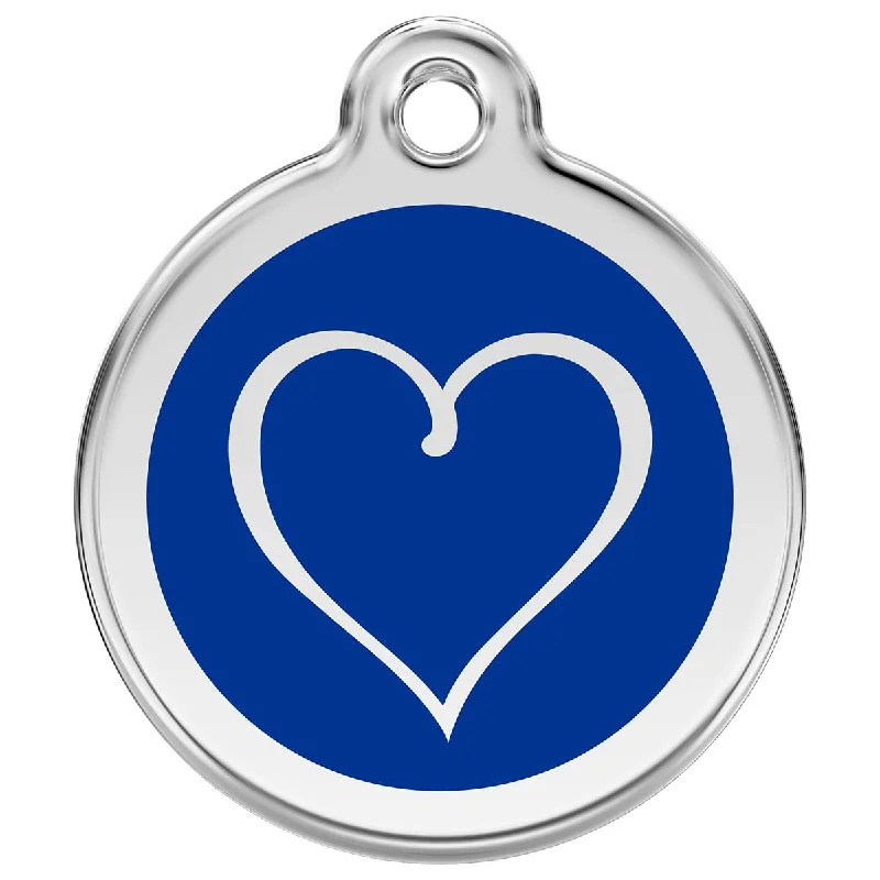 - Pet smart GPS locatorStainless Steel And Enamel Tribal Heart Dark Blue Dog ID Tag