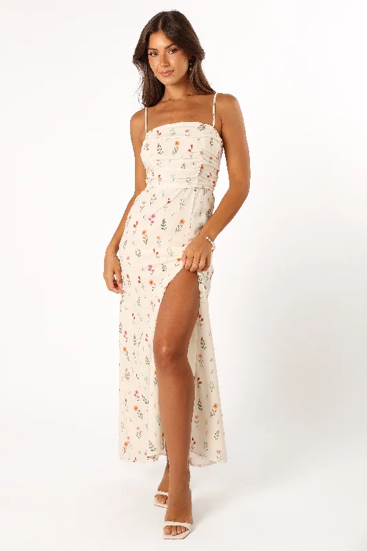 ---Ariel Maxi Dress - Ranala Print