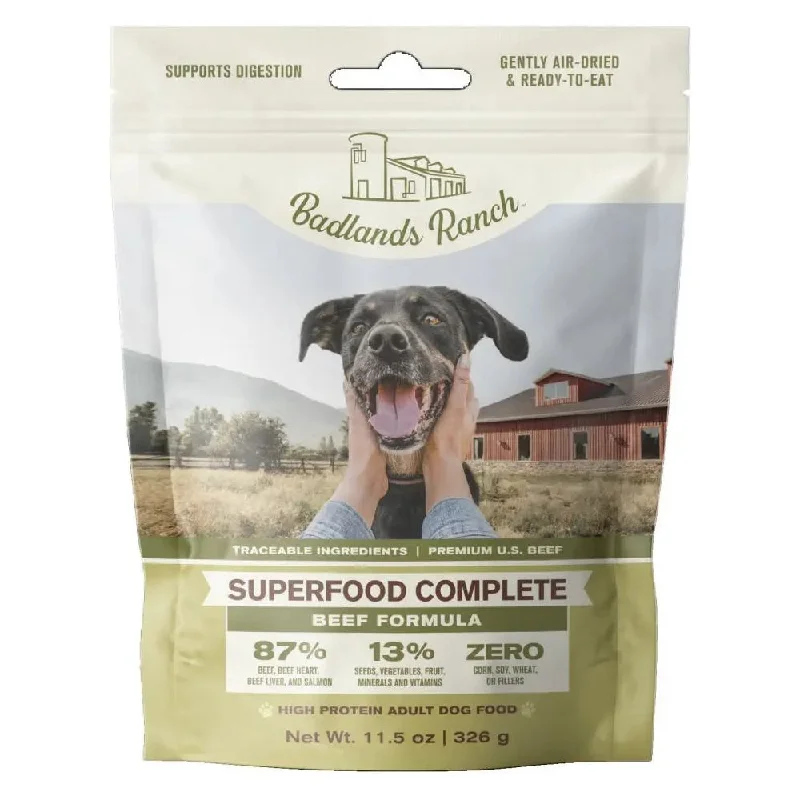 - Pet vitamin complex nutrition tabletsBadlands Ranch Superfood Complete Grain-Free Beef Air-Dried Dog Food