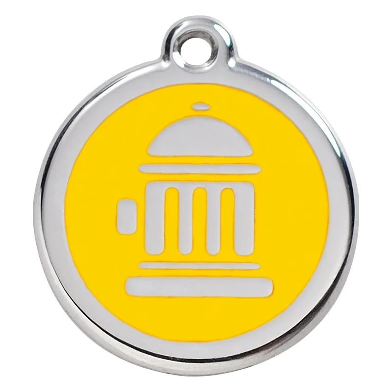 - Hamster silent running wheel to prevent chewingStainless Steel And Enamel Fire Hydrant Yellow Dog ID Tag - Hamster silent running wheel to prevent chewingStainless Steel And Enamel Fire Hydrant Yellow Dog ID Tag
