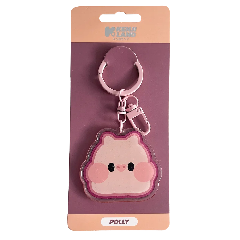  . **Cat food bowl anti-overturning**Acrylic Keyring - Tiny-K Polly