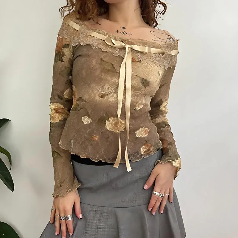- Pregnant cat delivery room warming boxFairy Grunge Floral Off Shoulder Lace Top