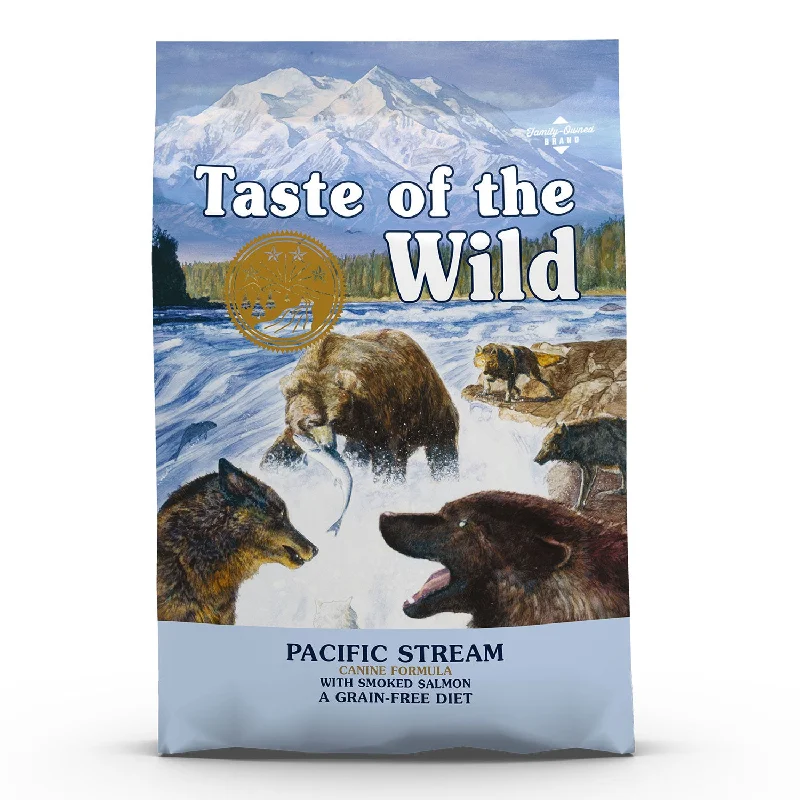  -Fish-containing dog foodTaste of the Wild Grain Free Pacific Stream Adult Dry Dog Food