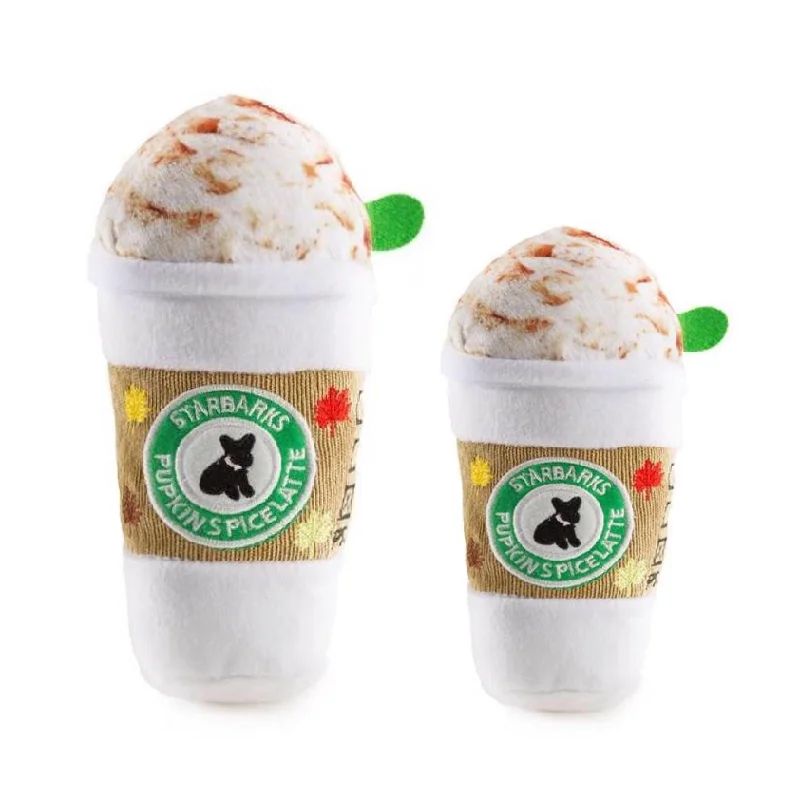 - Environmentally friendly pet toy recommendationsStarbarks Pupkin Spice Latte Dog Toy