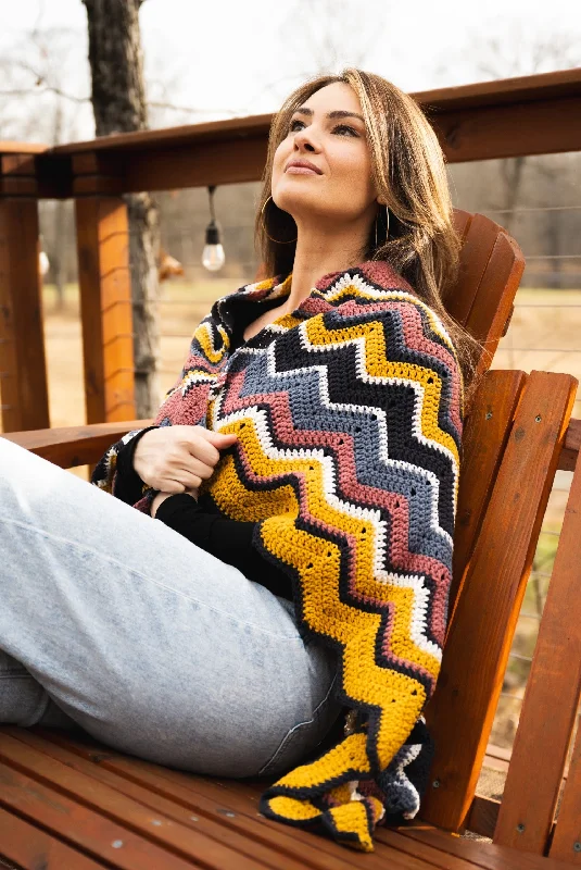  -Explosion-proof leash FOR LARGE dogsCrochet Kit - Chevron Throw with 2 Bonus Patterns