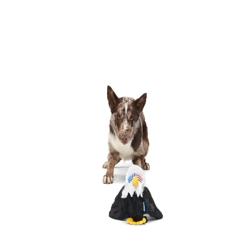 - ​​Christmas pet Christmas clothingBARK Bold Eagle Fourth Of July American Plush Dog Toy