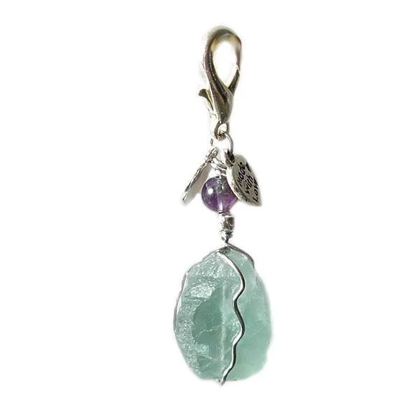- Dog anti-slip matFluorite Healing Dog Collar Charm Pawmulet