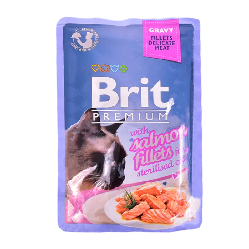 - Climbing pet constant temperature heating padBRIT PREMIUM CAT FOOD SALMON FILLETS GRAVY MEAT 85 GM