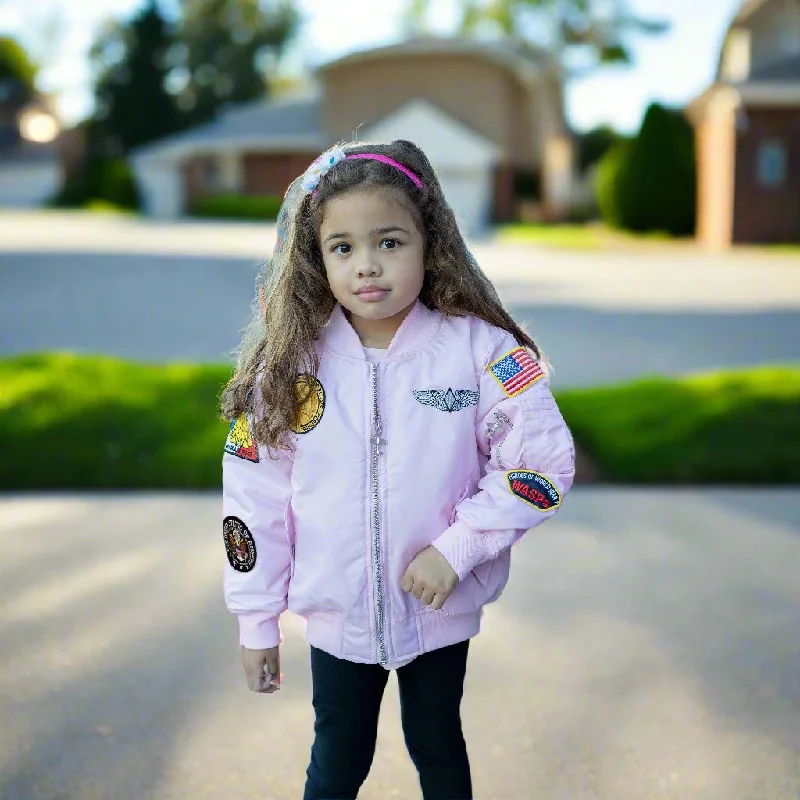 - Pet smart GPS locatorPink Kids MA-1 Flight Jacket