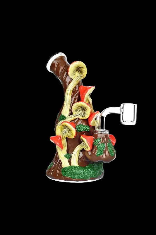 - Solid wood cat climbing frame customizedMossy Forest Mushroom Dab Rig