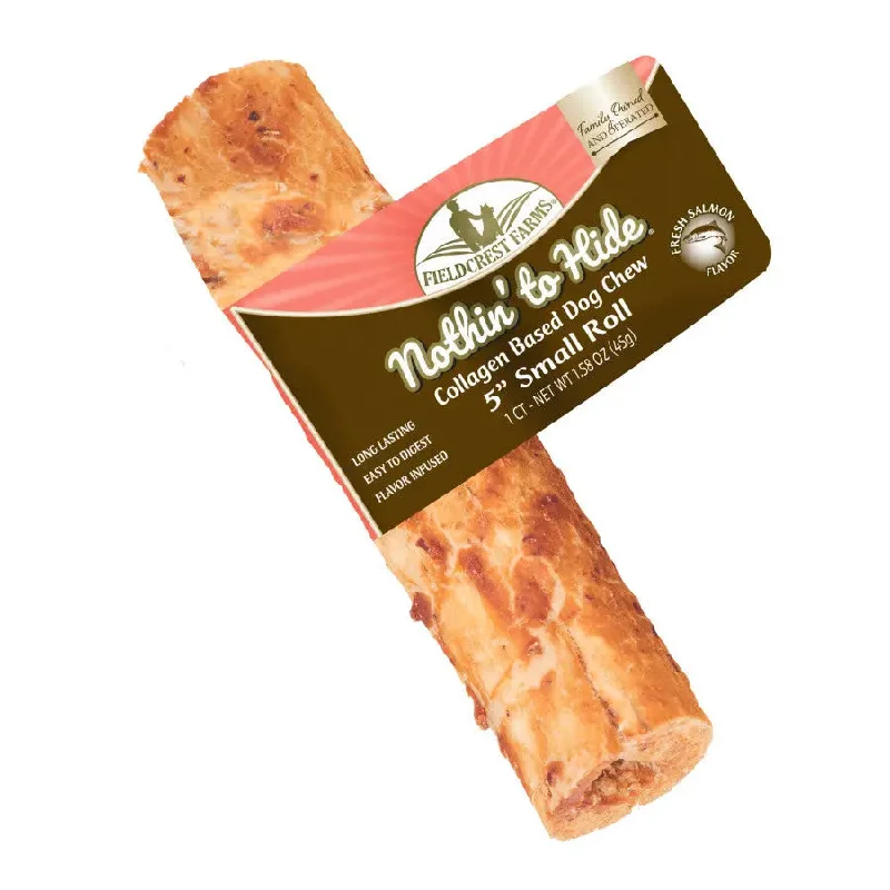 - Winter dog thick down jacketFieldcrest Farms Nothin' to Hide Salmon Flavor Collagen Roll Dog Chew