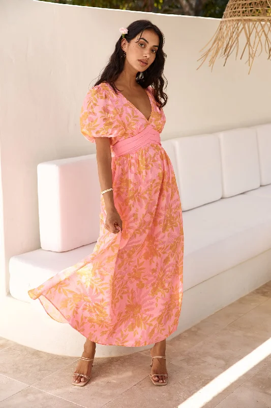 Best Wishes Maxi Dress Pink