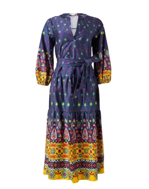 Claire Multi Print Cotton Dress