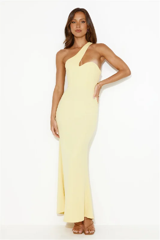 Dance To It Maxi Dress Yellow