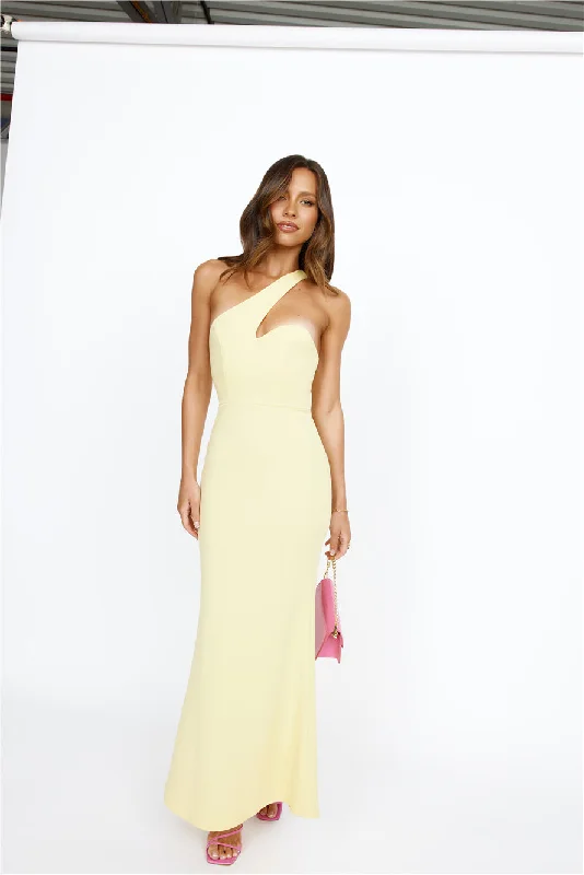 Dance To It Maxi Dress Yellow