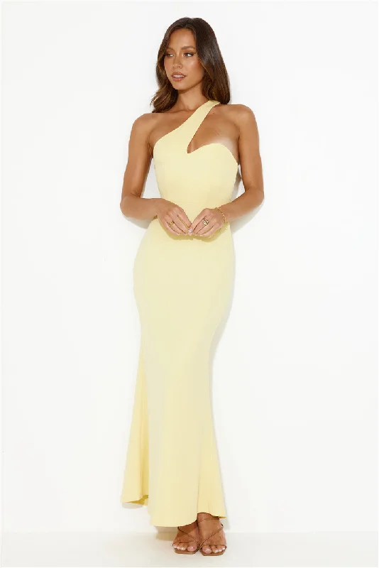 Dance To It Maxi Dress Yellow