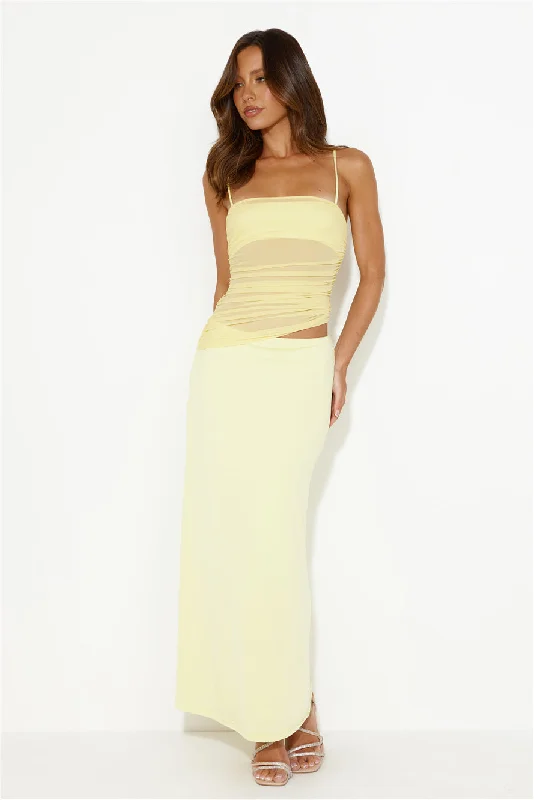 Don't Apologise Maxi Dress Yellow