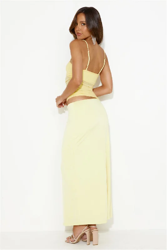 Don't Apologise Maxi Dress Yellow