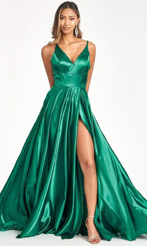 Elizabeth K GL1991 - Strappy High Slit Affordable Prom Dress