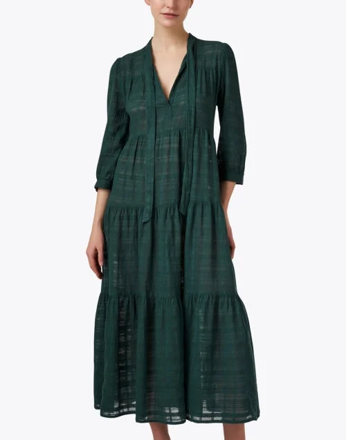 Giselle Green Cotton Maxi Dress