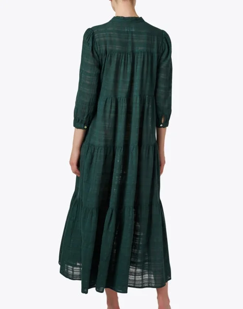 Giselle Green Cotton Maxi Dress